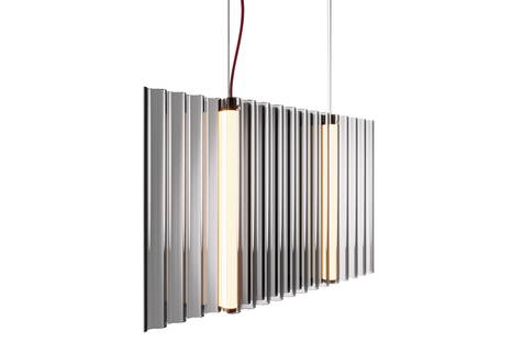 Sipario suspension light smoke glass