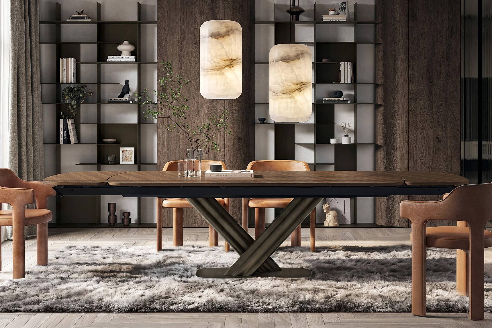 Sipario Wood Extension Table from Tonin Casa