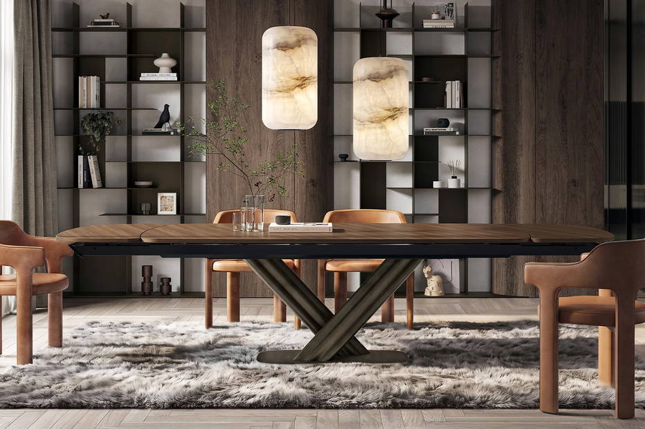Sipario Wood Extension Table