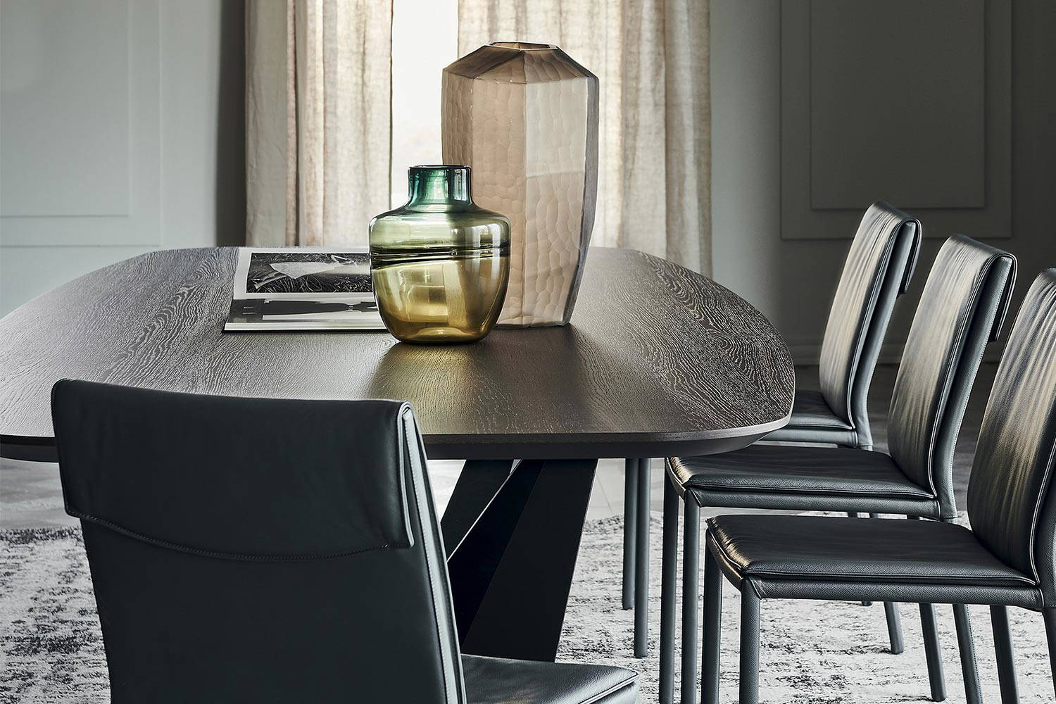 Skorpio Wood Barrel Dining Table by Cattelan Italia | room service