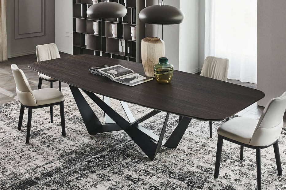 Skorpio Wood Barrel Dining Table