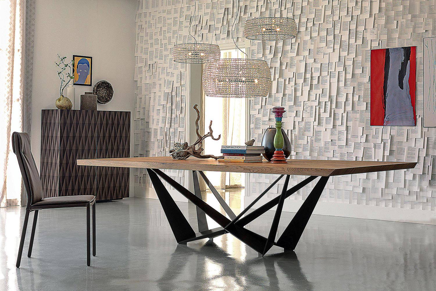 Skorpio Wood Dining Table