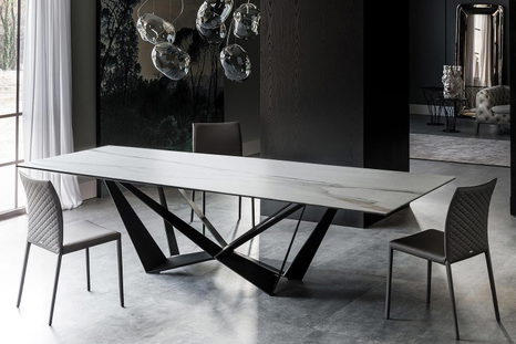 Skorpio Keramik Rectangular Dining Table