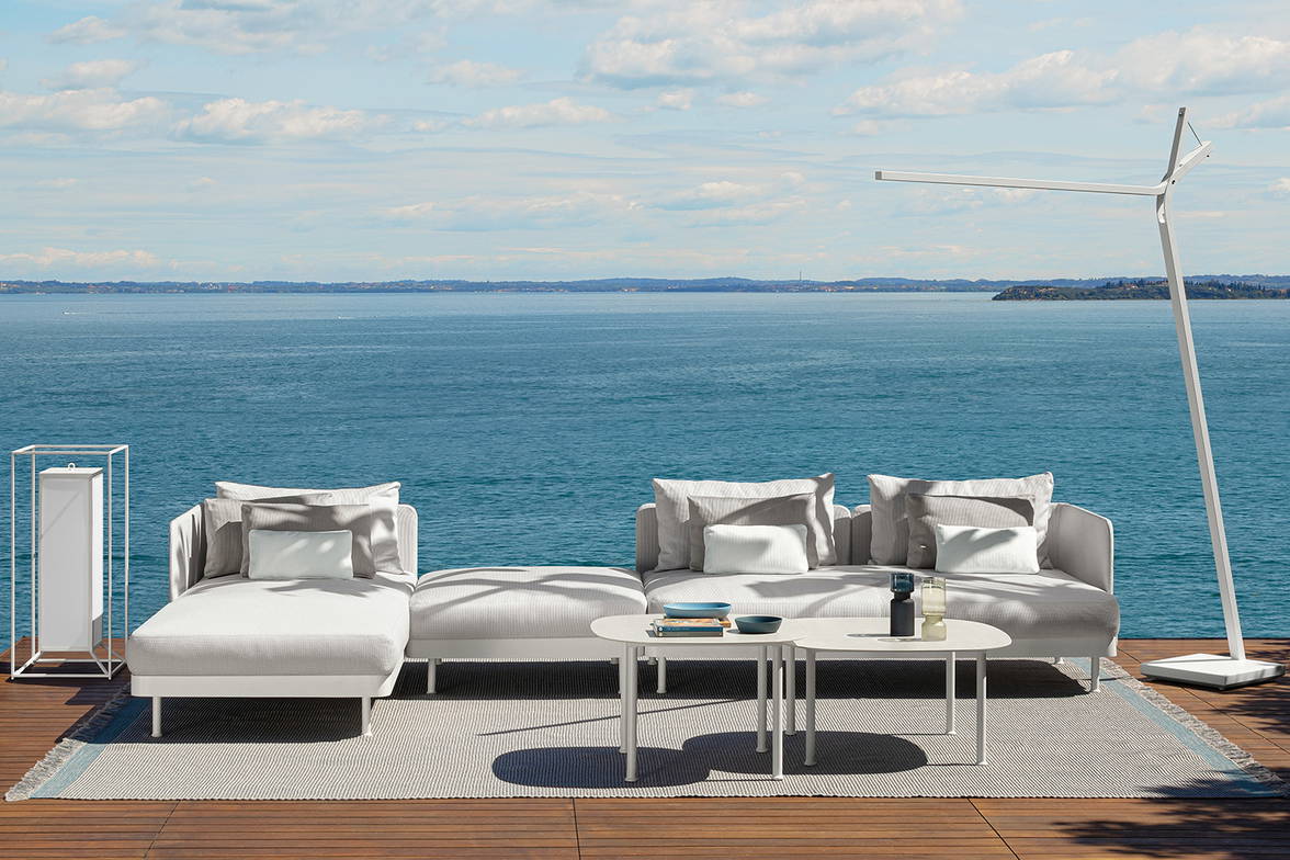 Slam Sectional Sofa with Chaise Comp. B designed by Ludovica and Roberto Palomba for Talenti Slam Sectional Sofa with Chaise Comp. B designed by Ludovica and Roberto Palomba for Talenti