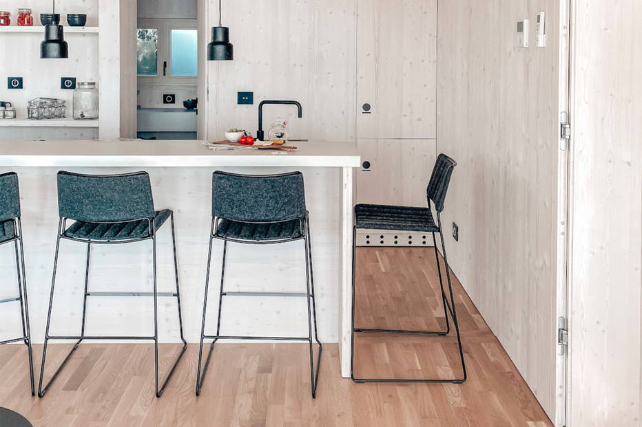 Slim Bar Stools from Midj