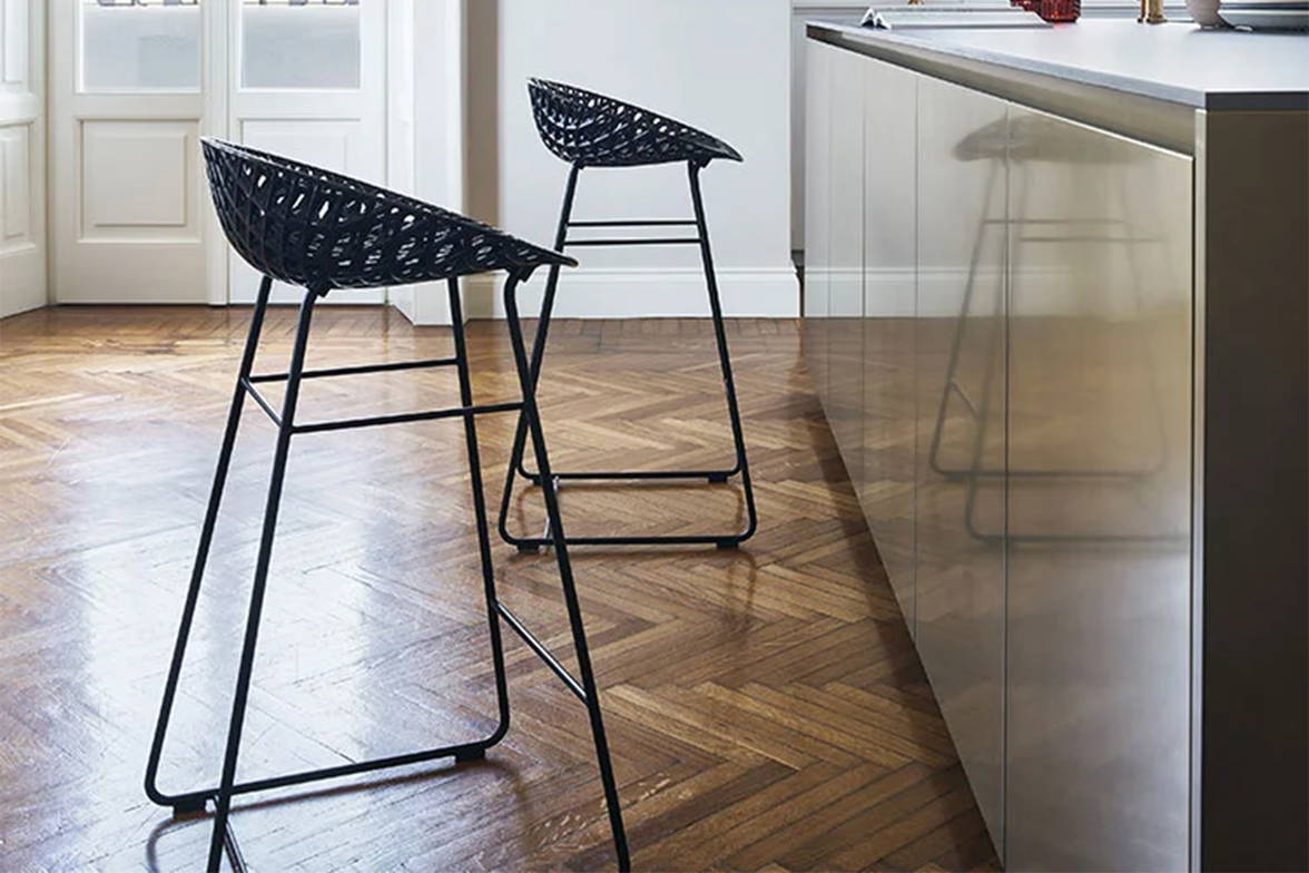 Smatrik counter stools in kitchen interior Smatrik counter stools in kitchen interior