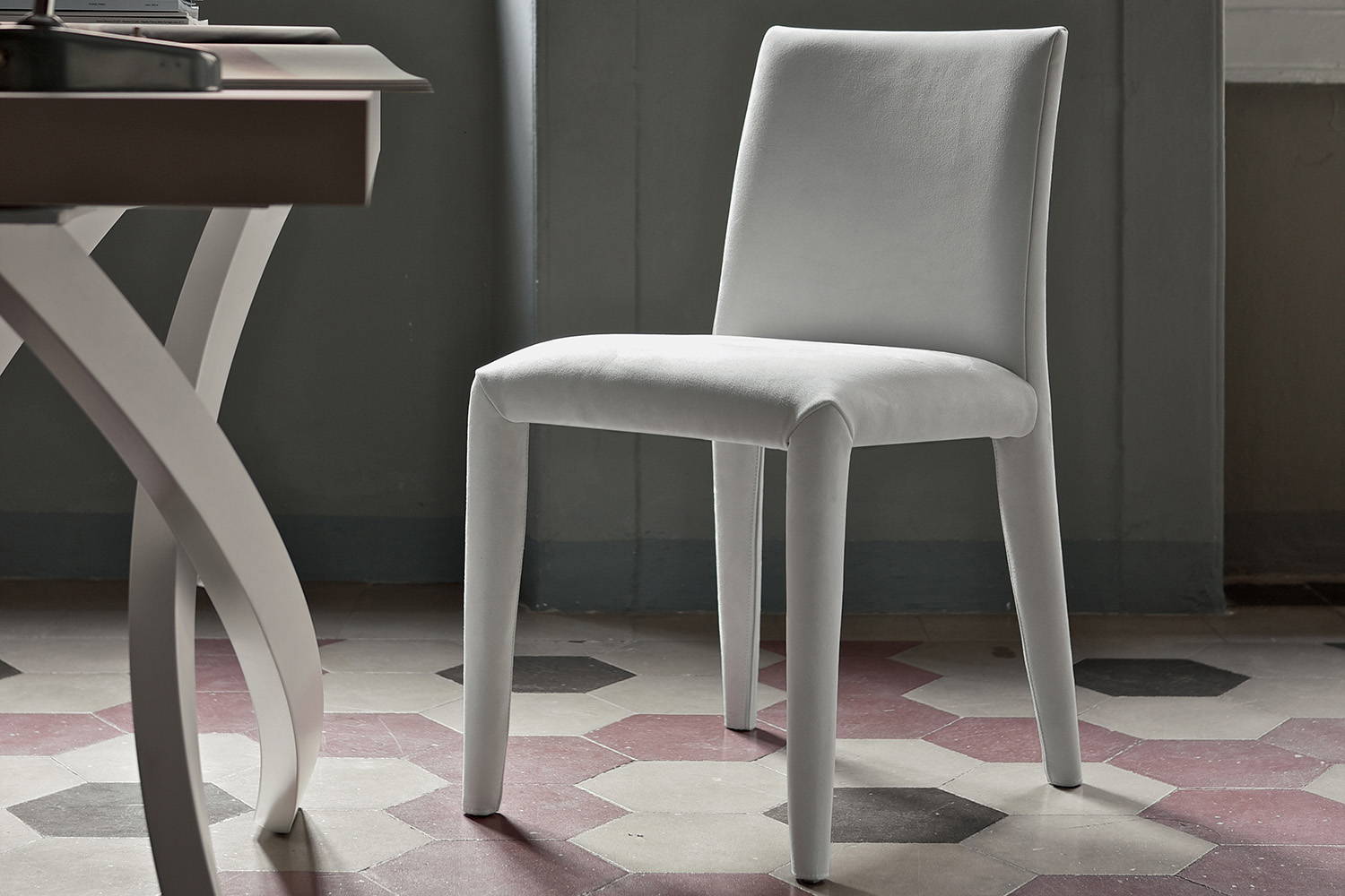Sofia dining chair designed by Marco Corti