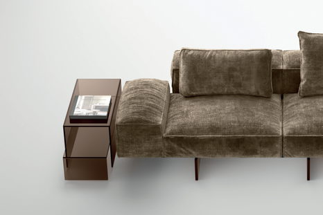 Soft Glass End Table