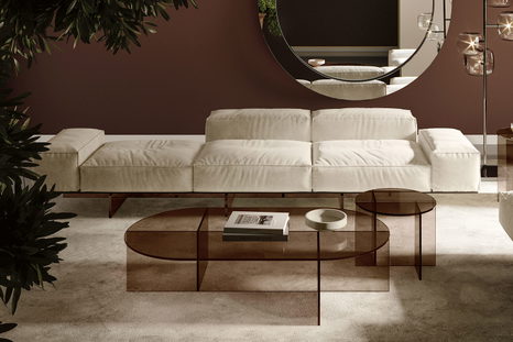 Soft Glass Sofa
