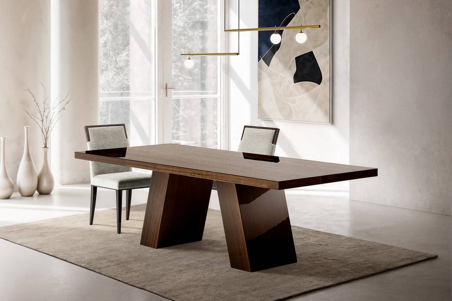 Solid Dining Table designed by Giorgio Soressi