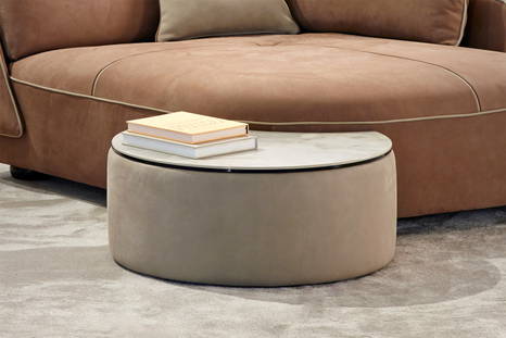 Space (T214b) crescent coffee table by Gamma