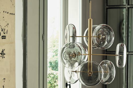 Spark suspension light designed by designed by Studio F+B for Bontempi Casa