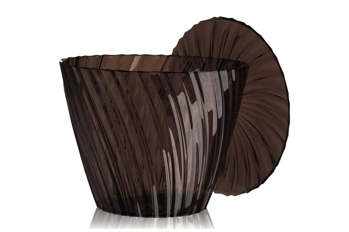 Sparkle end table by Kartell in smoked finish Sparkle end table by Kartell in smoked finish
