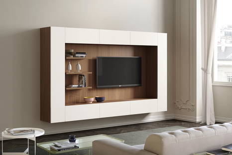 Spazio S18 TV wall unit by Pianca