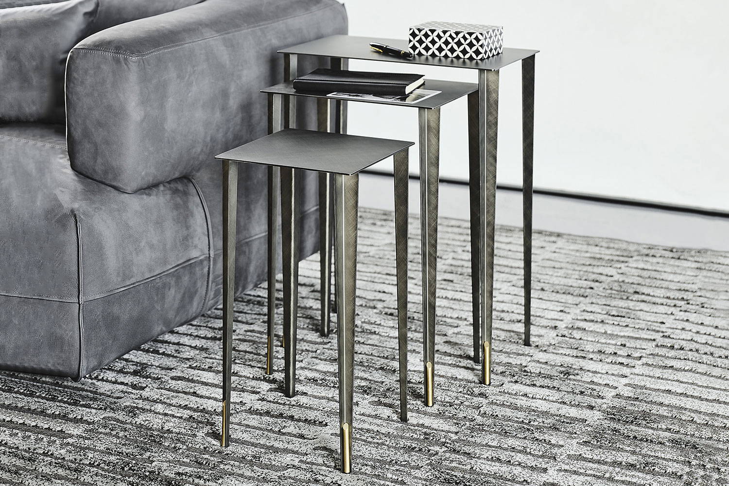 Spillo end tables by Cattelan Italia