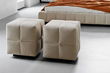 Squaring poufs by Bonaldo
