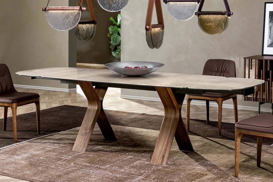 Still Barrel Extension Dining Table