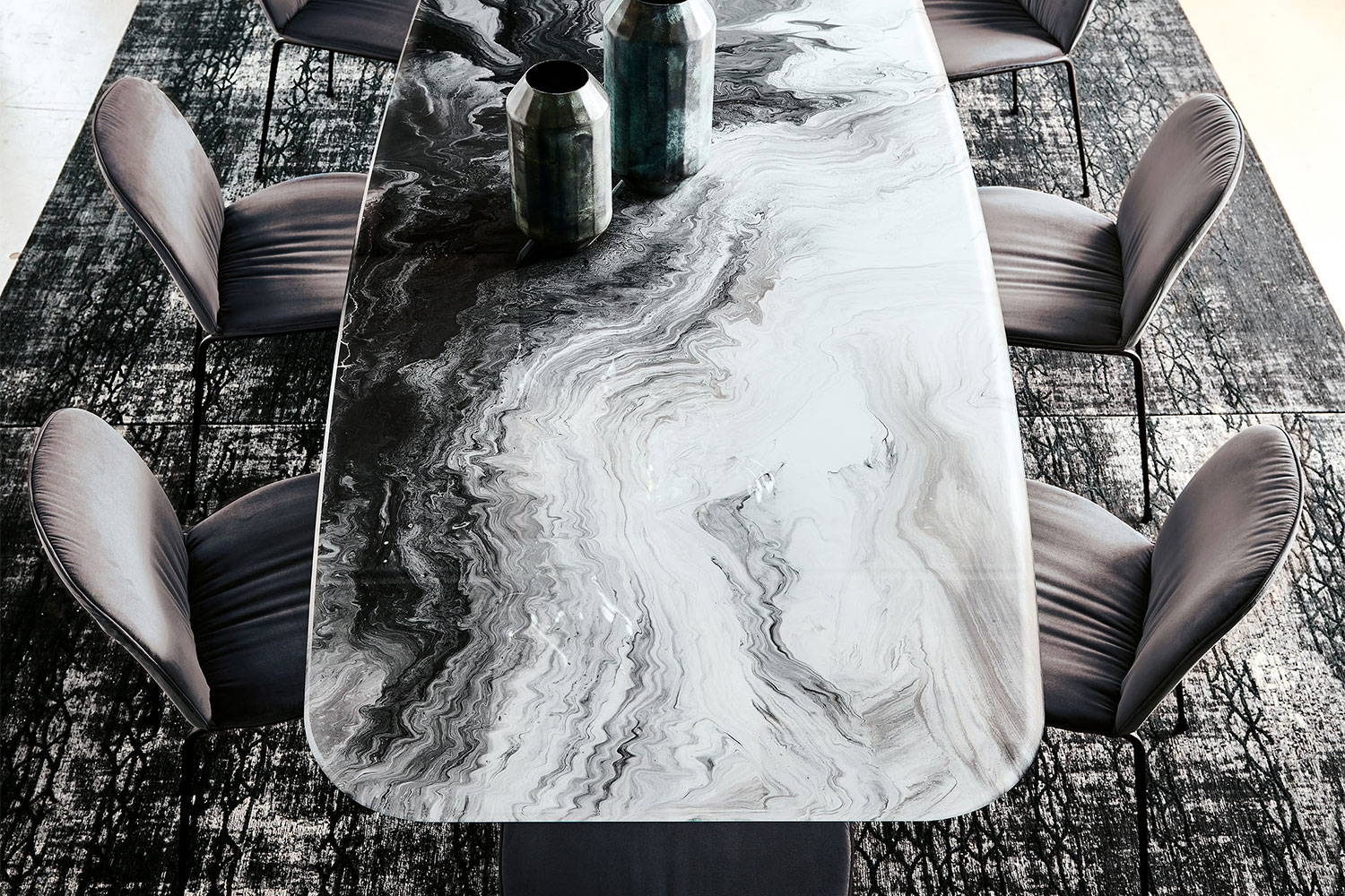 Cattelan Italia Premier CrystalArt Dining Table - Thumbnail 3