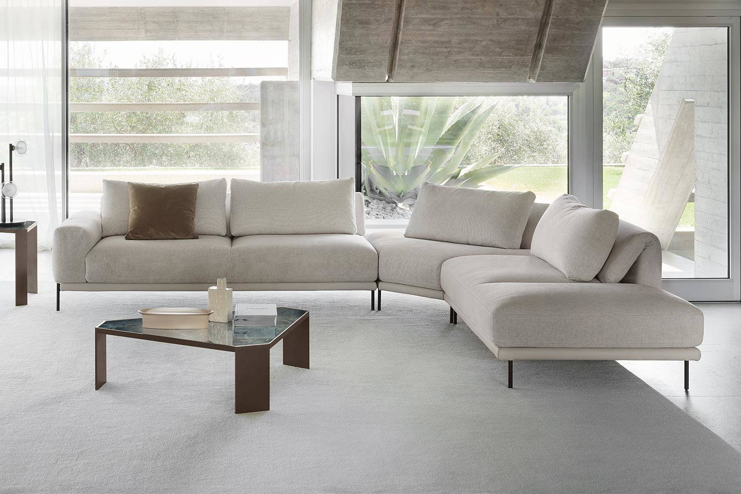 Strauss Corner Sectional Sofa with Peninsula