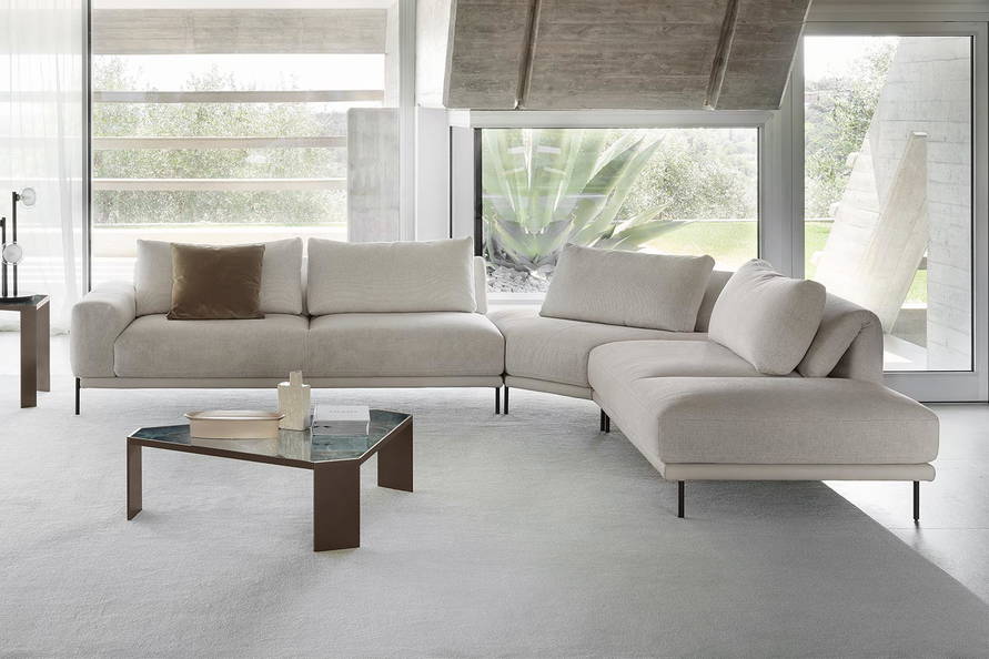 Strauss Corner Sectional Sofa with Peninsula