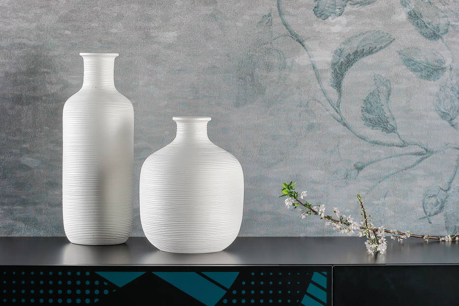 Stripe Vases come in two sizes