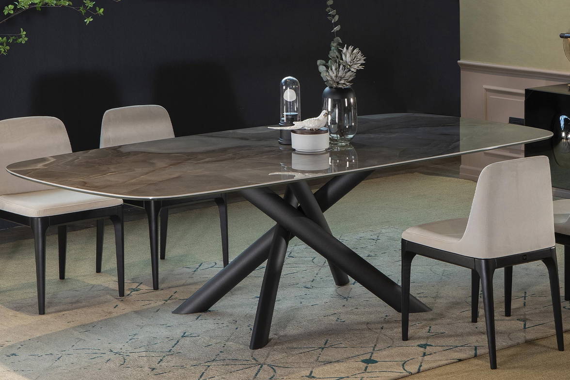 Style Ceramic Dining Table by Tonin Casa Style Ceramic Dining Table by Tonin Casa
