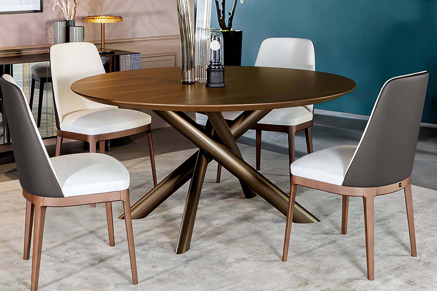 Style Round Dining Table by Tonin Casa