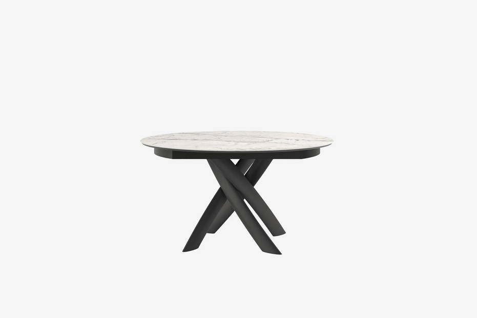 Style Round Dining Table with ceramic finish 