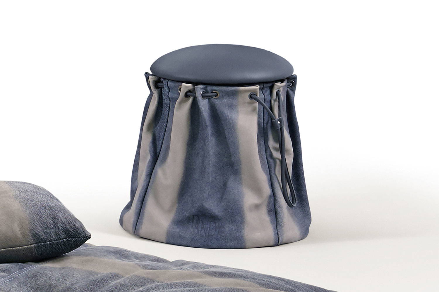 Sugar smart pouf (pattern style upholstery available on request)