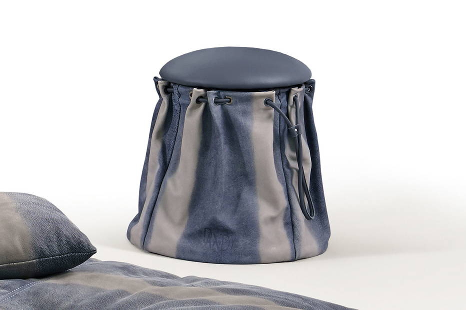 Sugar smart pouf (pattern style upholstery available on request)