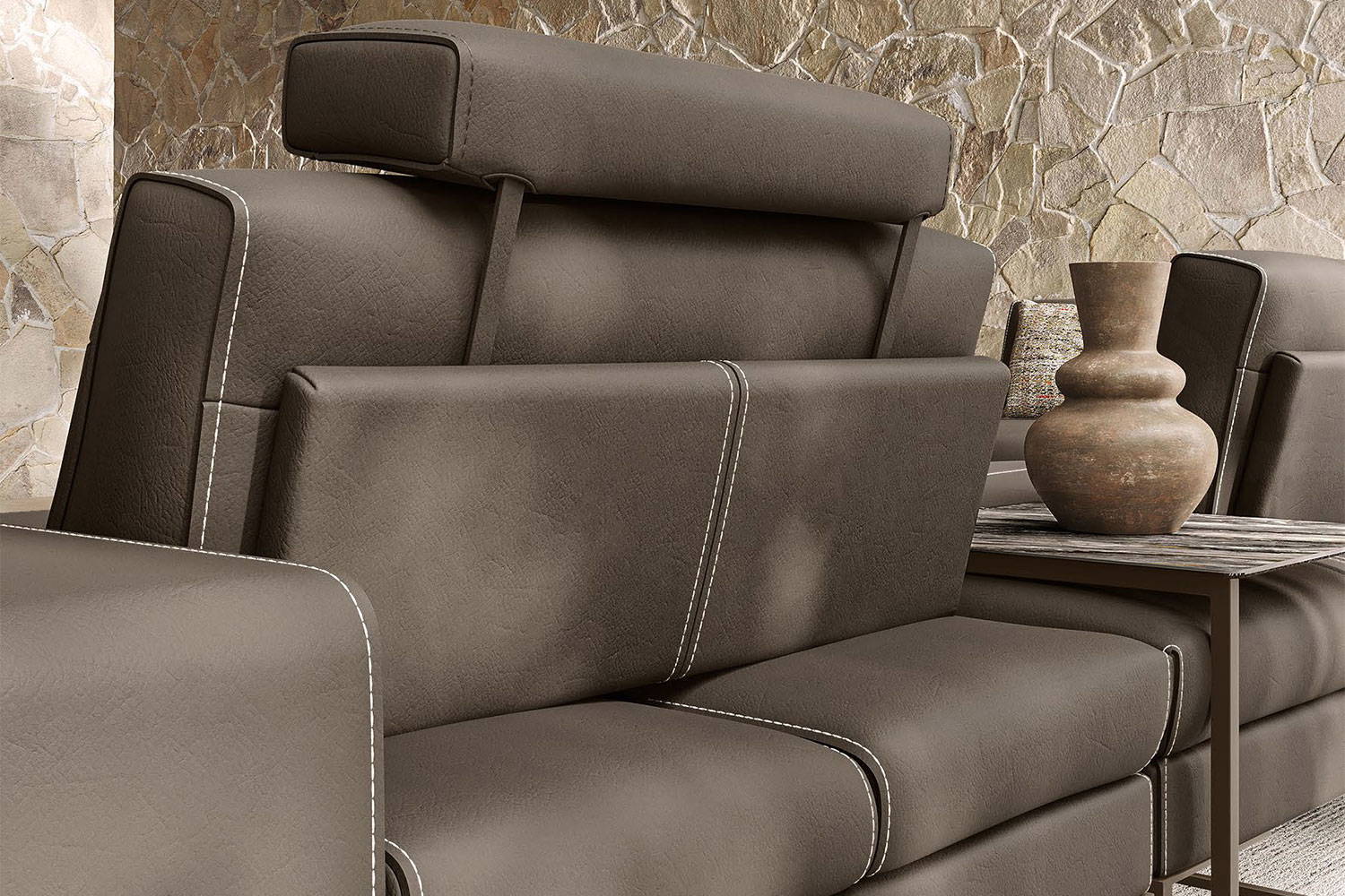 Sunset Sectional Sofa with Chaise by Gamma Arredamenti | room
