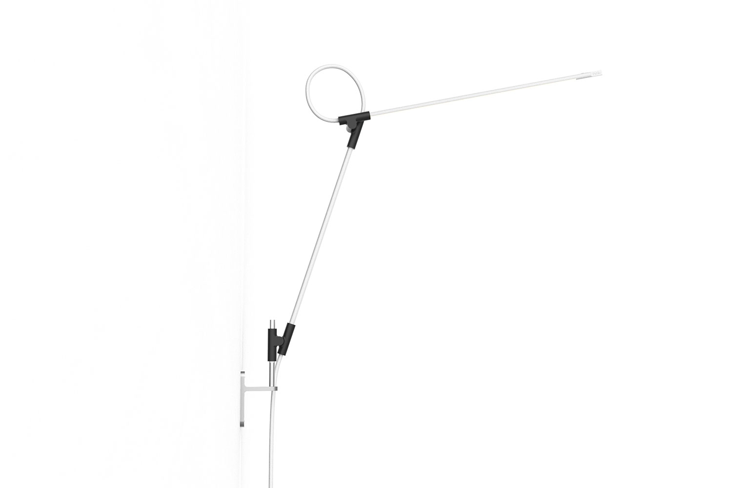 Superlight wall sconce by Pablo with white frame