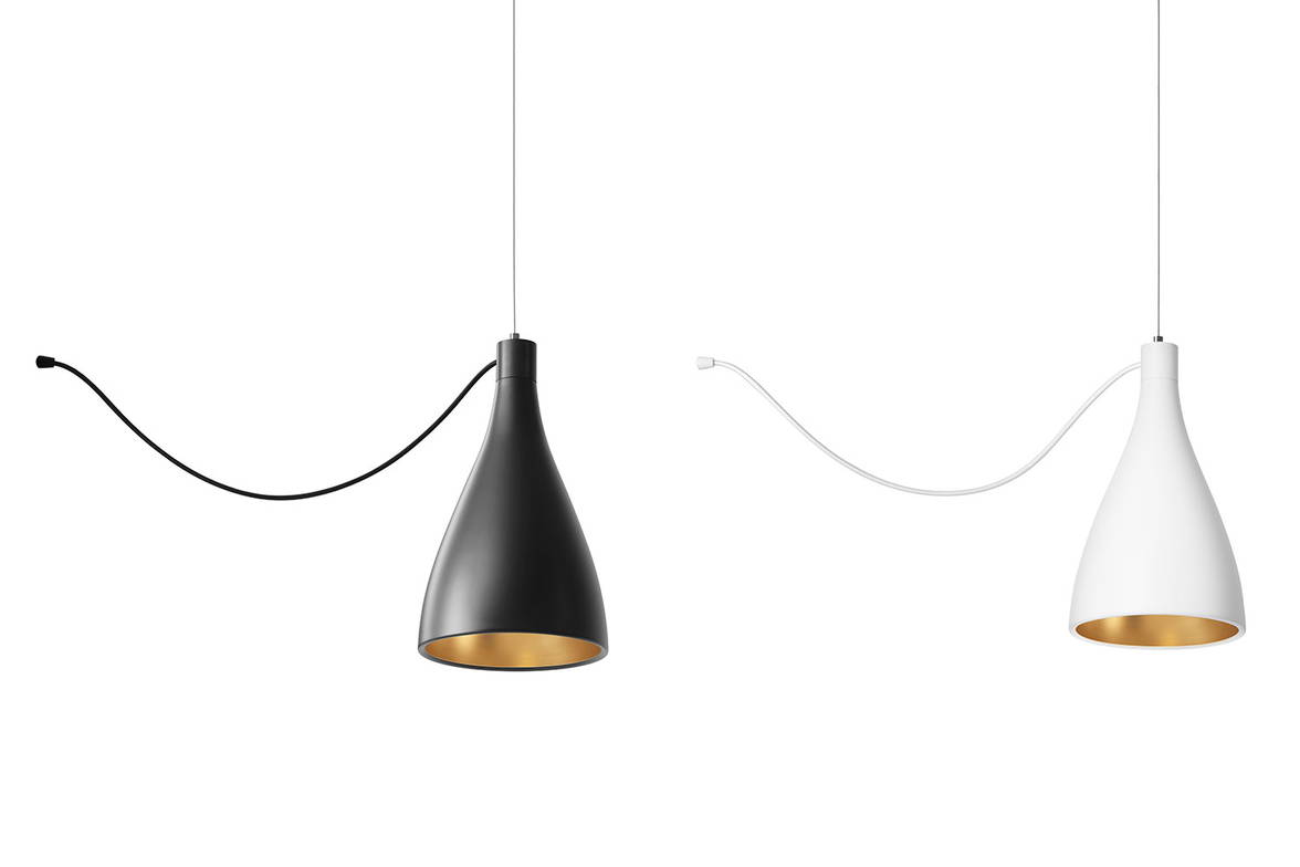 Swell pendant with string by Pablo Designs in 8in. diameter size Swell pendant with string by Pablo Designs in 8in. diameter size