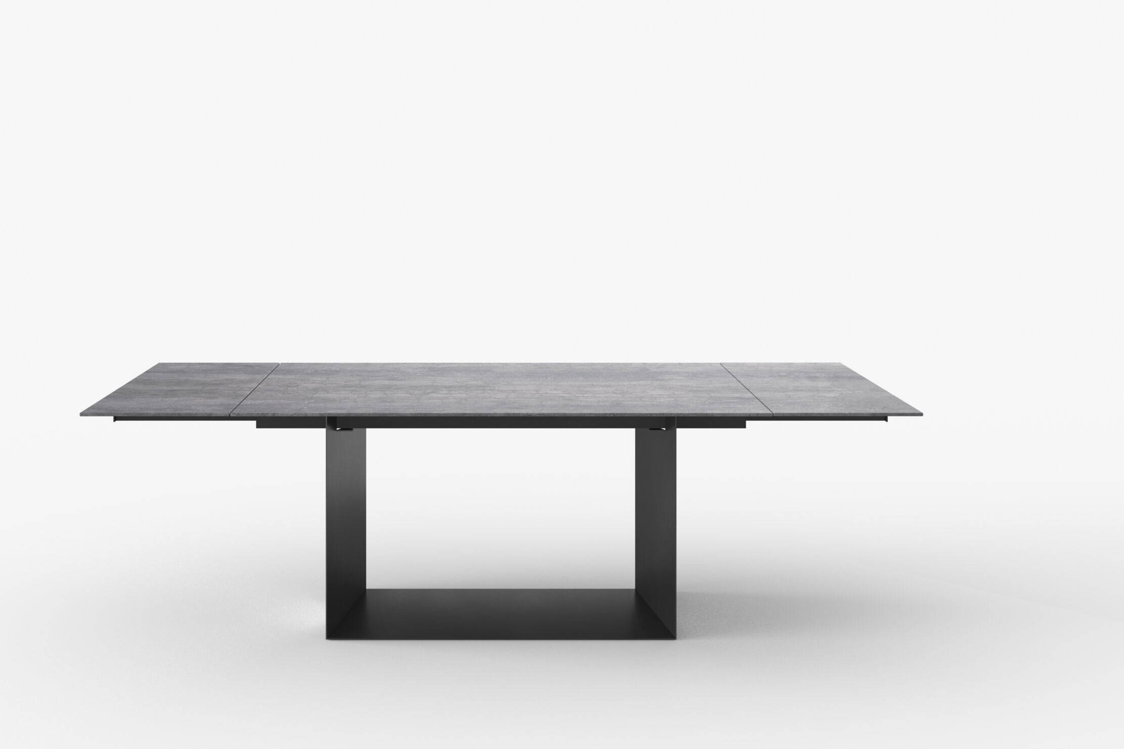 T5E extension dining table with ceramic top