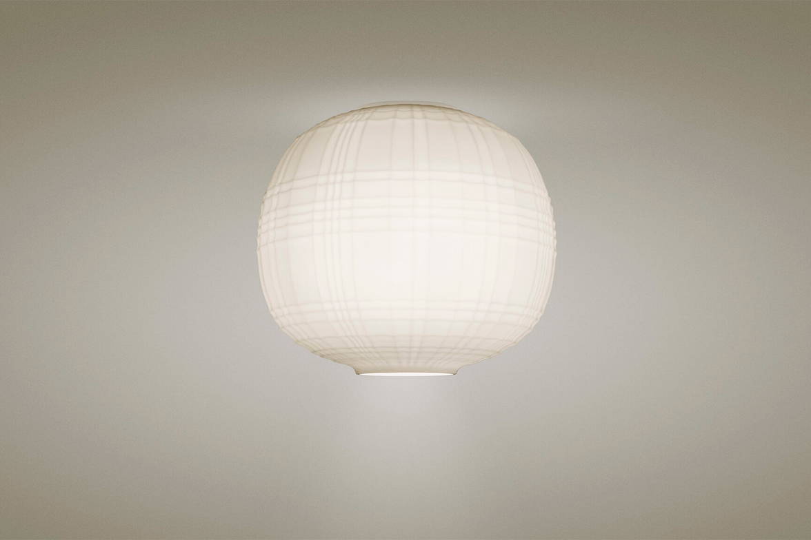Tartan flush mount light by Foscarini Tartan flush mount light by Foscarini