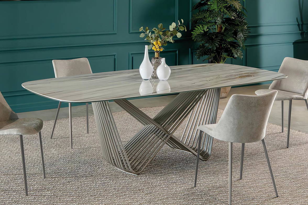 Tenso Ceramic Dining Table by Tonin Casa Tenso Ceramic Dining Table by Tonin Casa