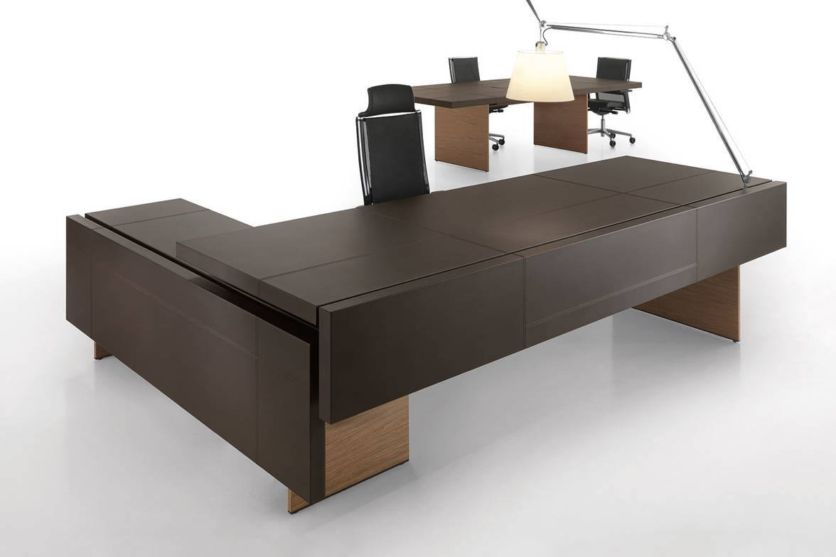 The Element desk with credenza by Uffix The Element desk with credenza by Uffix