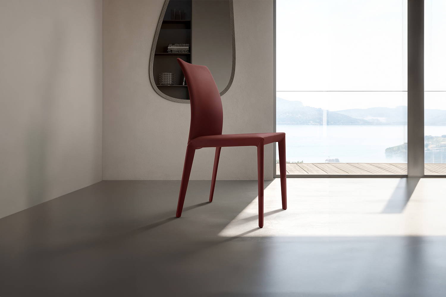 Thea upholstered dining chair by eforma