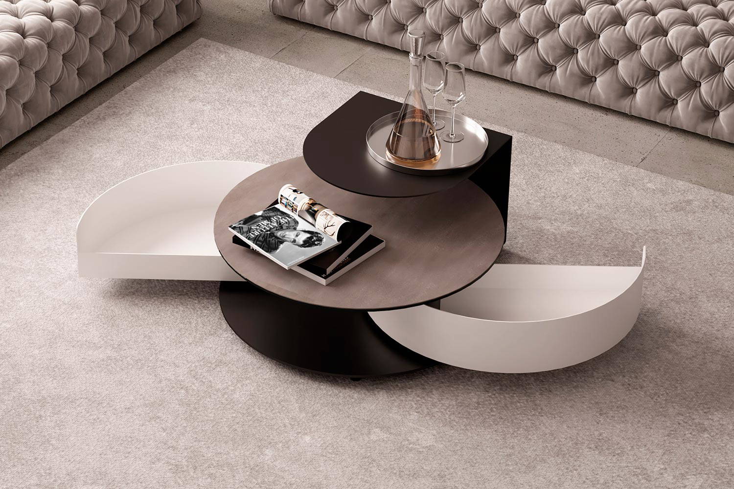 Theta Shelf Coffee Table by Naos