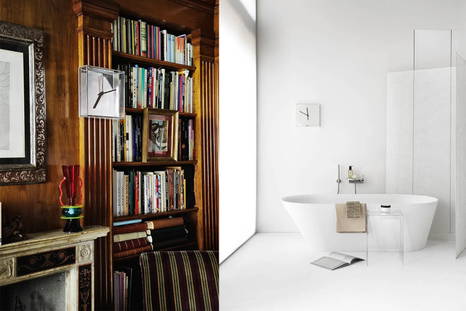 Tic&Tac clock is subtle and blends with a variety of decor styles