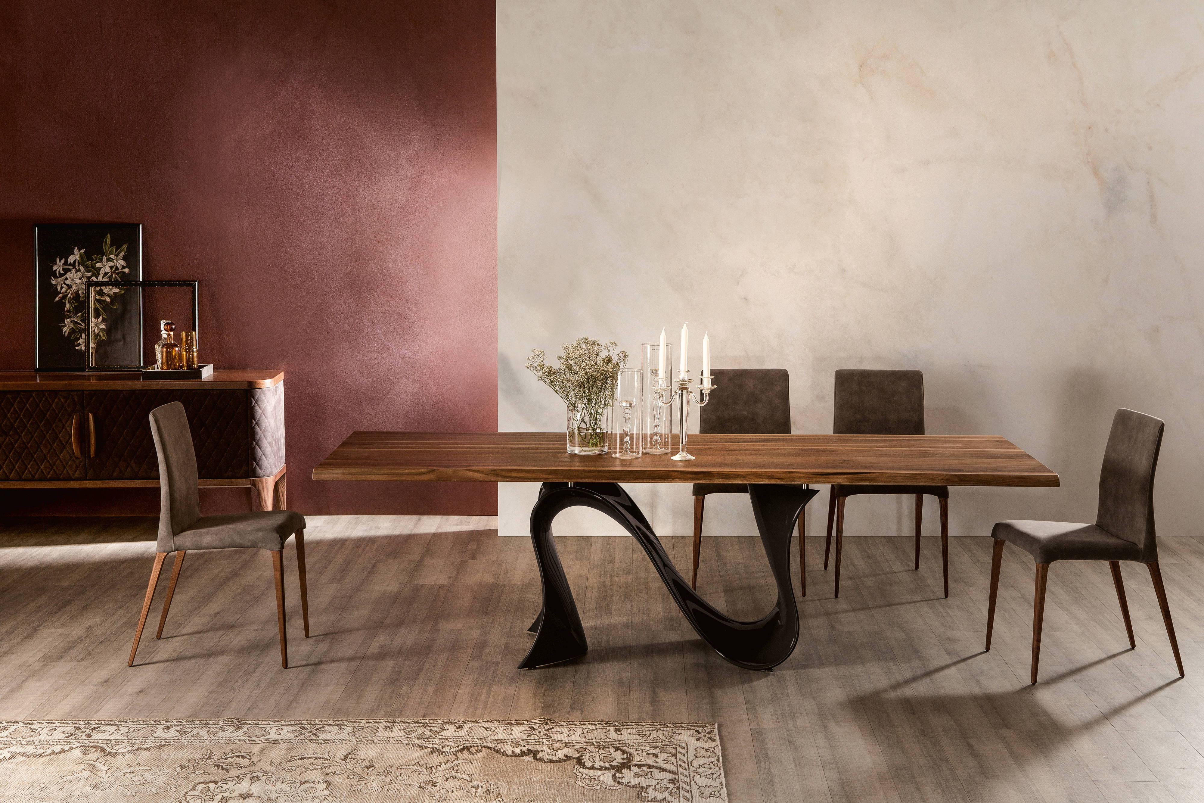 Wave Wood Dining Table by Tonin Casa | room service 360°