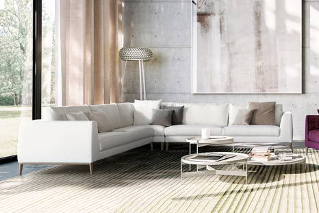 Time corner sectional sofa by Pianca