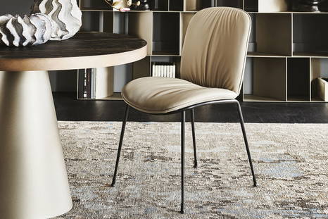 Tina dining chair with Saturno kitchen table