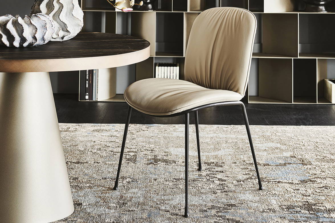 Tina dining chair with Saturno kitchen table Tina dining chair with Saturno kitchen table