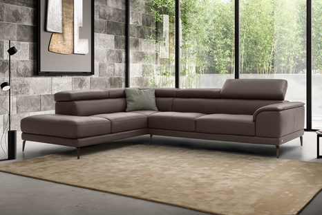 Tiziano Sectional Sofa With Fixed Corner