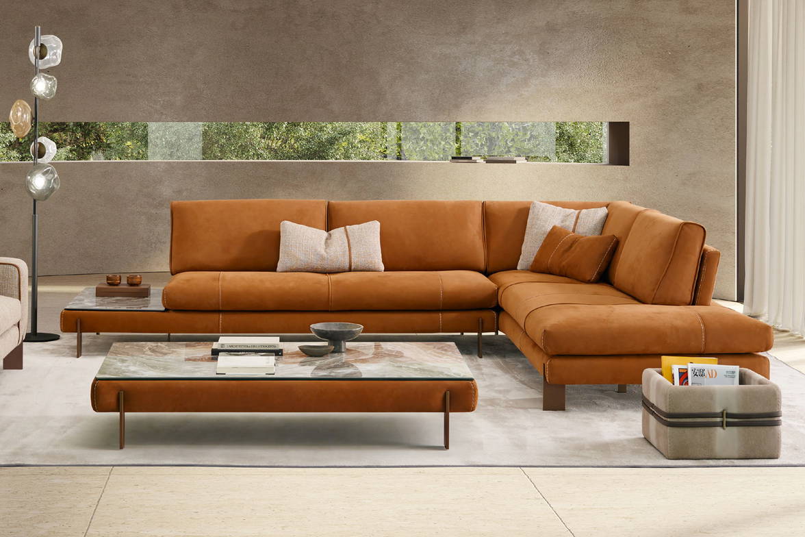 Tokyo corner sectional with peninsula and end table. Tokyo corner sectional with peninsula and end table.