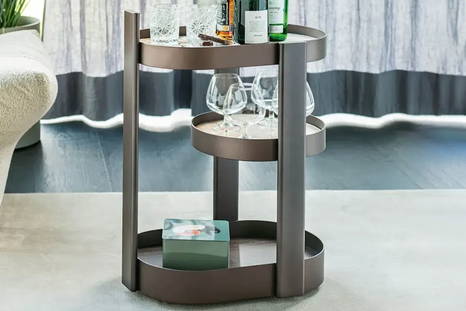 Tonic Trolley in living room 