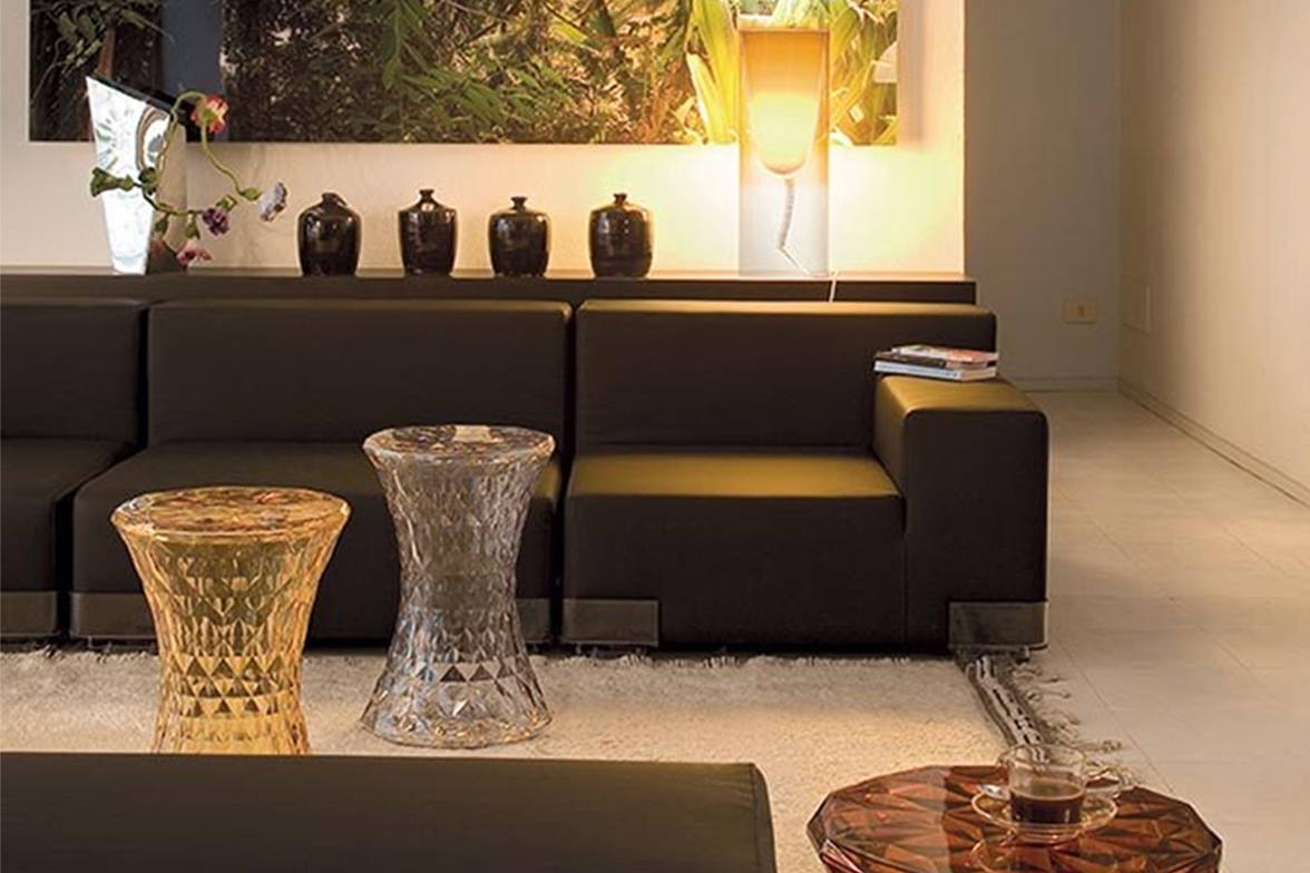 Toobe Table Lamp with the Plastics Tech Sofa in living space
Toobe Table Lamp with the Plastics Tech Sofa in living space