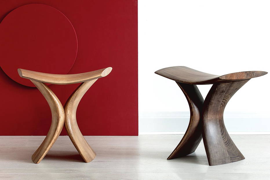 Torii stools close-up by Porada