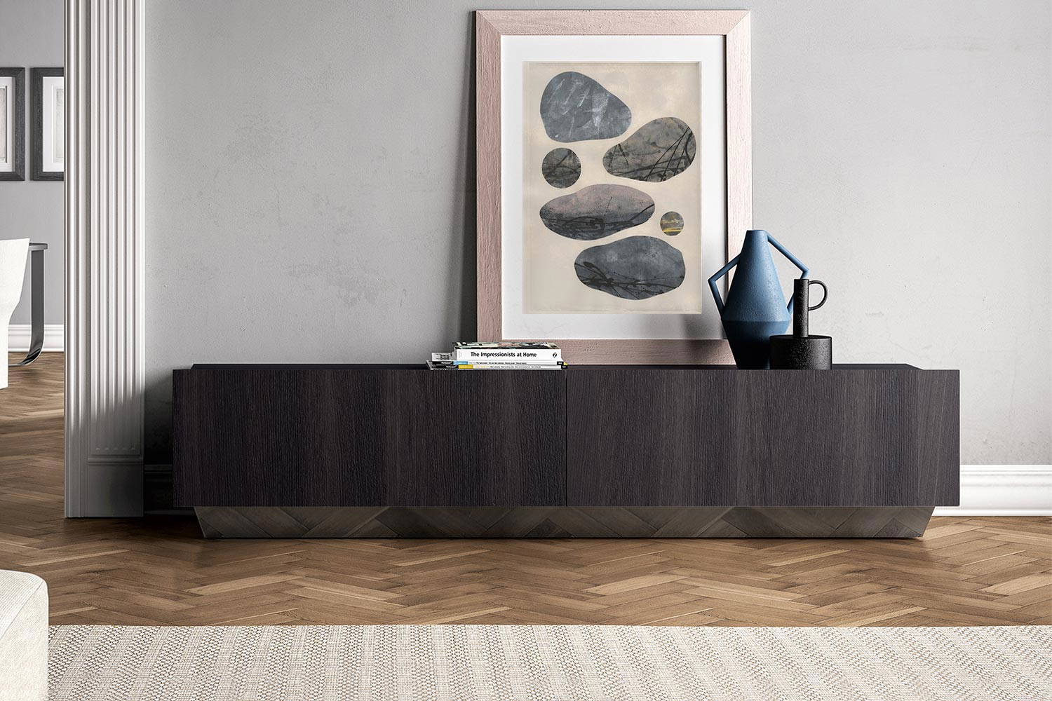 Tosca low profile sideboard by Pianca